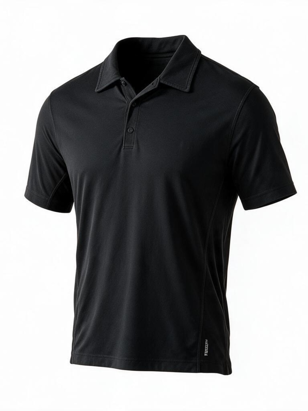 Eddie Bauer FreeDry Classic Black Polo Shirt Size L